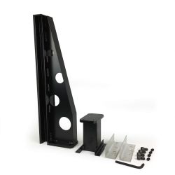 Quick Dam Flood Gate Stanchion Set Joins Multiple Flood Gates Together For Unlimited Length Black 29 X 4 X 3 Inches