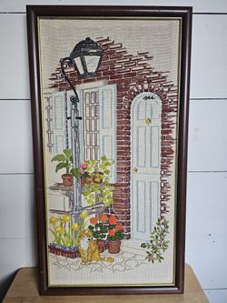 Vintage Crewel, "Thackery Place"/