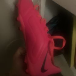 Pink Tiempo Cleats 