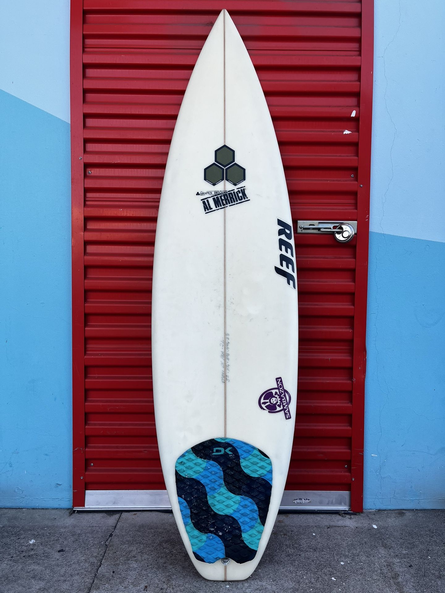 Al Merrick surfboard Custom Shaped For Rob Machado