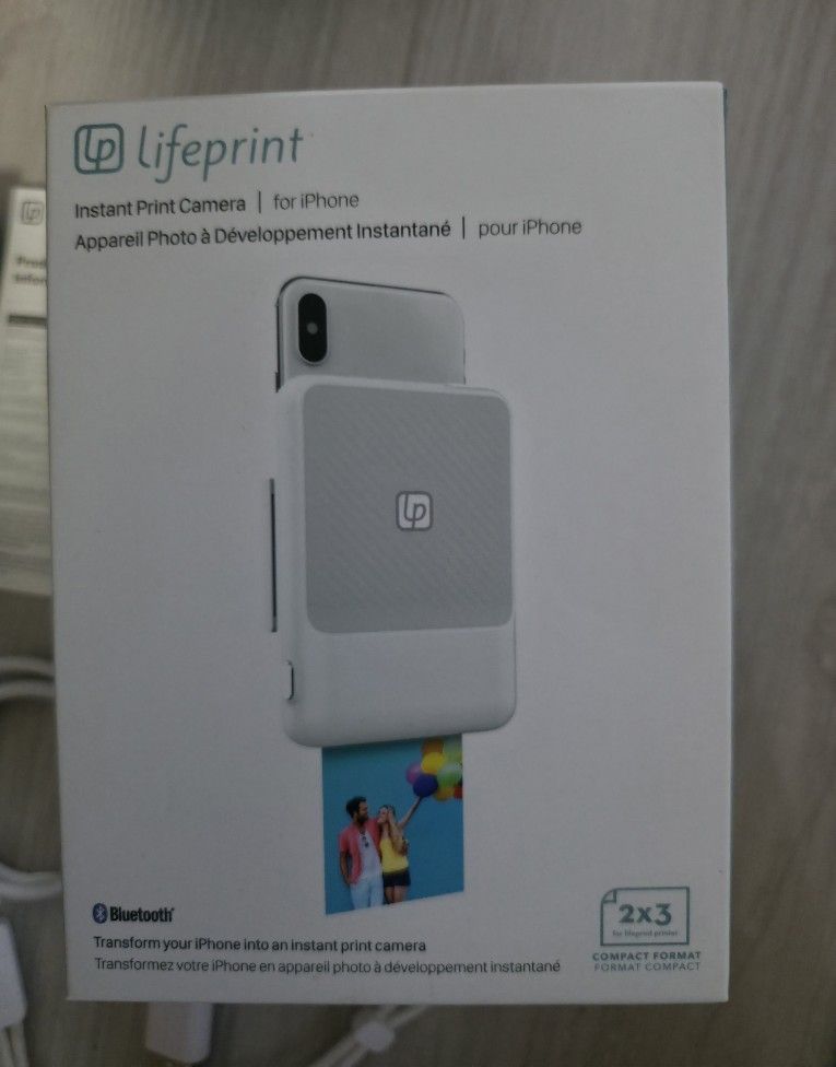 Lifeprint Bluetooth Instant Print Camera  For Iphone