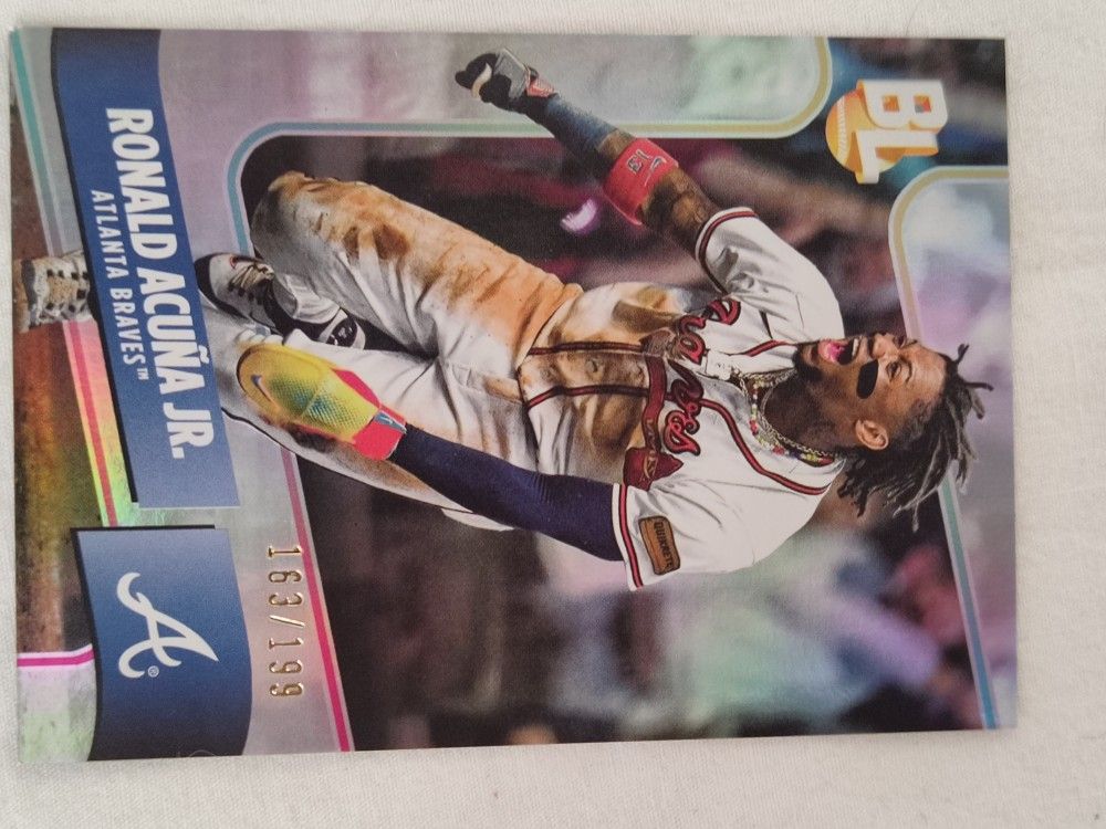 Ronald Acuna Jr Numbered Card