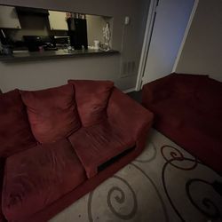 Red Couch & Rug