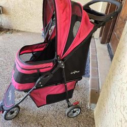 GEN 7 PETS Dog stroller - Red and Black