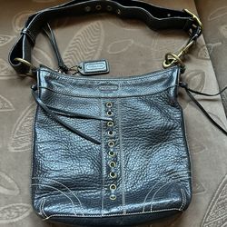 Coach Vintage Black Leather