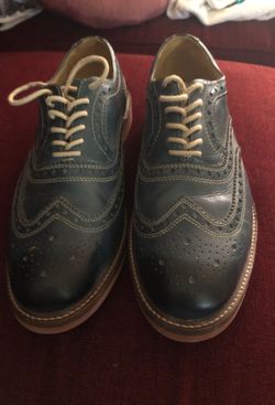 1901 Men’s leather wingtip shoes