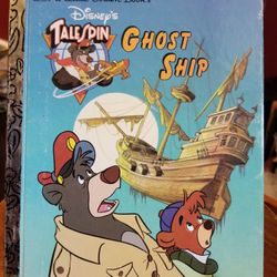 Little Golden Book #104-62 Disney Tailspin Ghost Ship, 1991, 'A' Edition