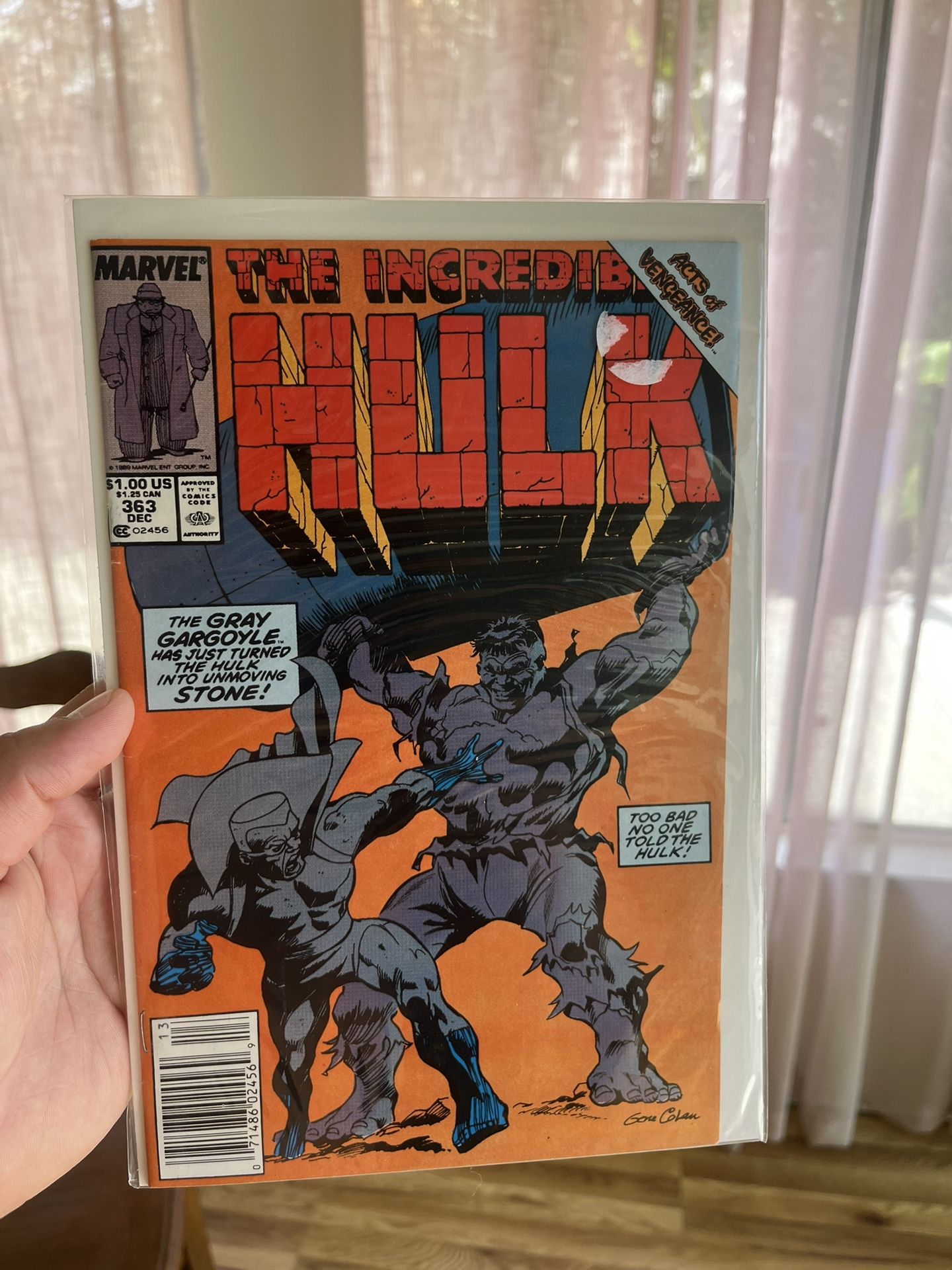 MARVEL The Incredible Hulk Acts of Vengeance comic book in great condition