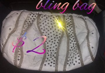 White with Bling and splattered silver So Cute!!