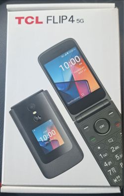Like New TCL FLIP 4, 5G Prepaid T-Mobile Cell Phone
