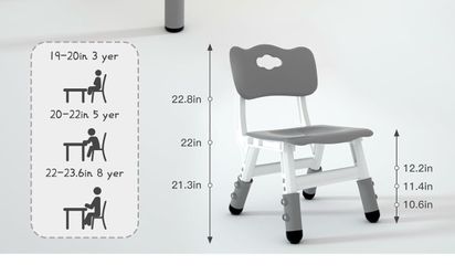 Lullispace Adjustable 4 chair set