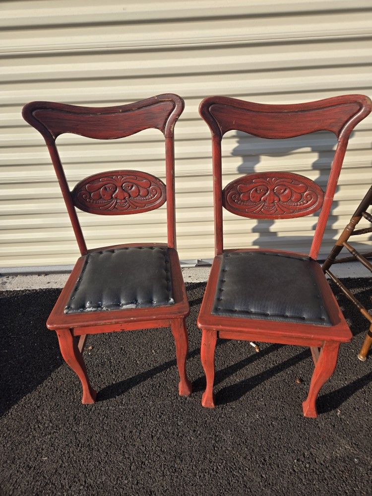 Antique Carved Chairs