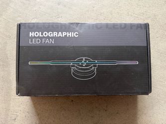 3D Hologram Fan 42CM,3D Holographic Fan with WiFi,244 Highlight LEDs and 2200 cd/m² Brightness,3D Hologram Led Fan Projector for Store Display,Events,