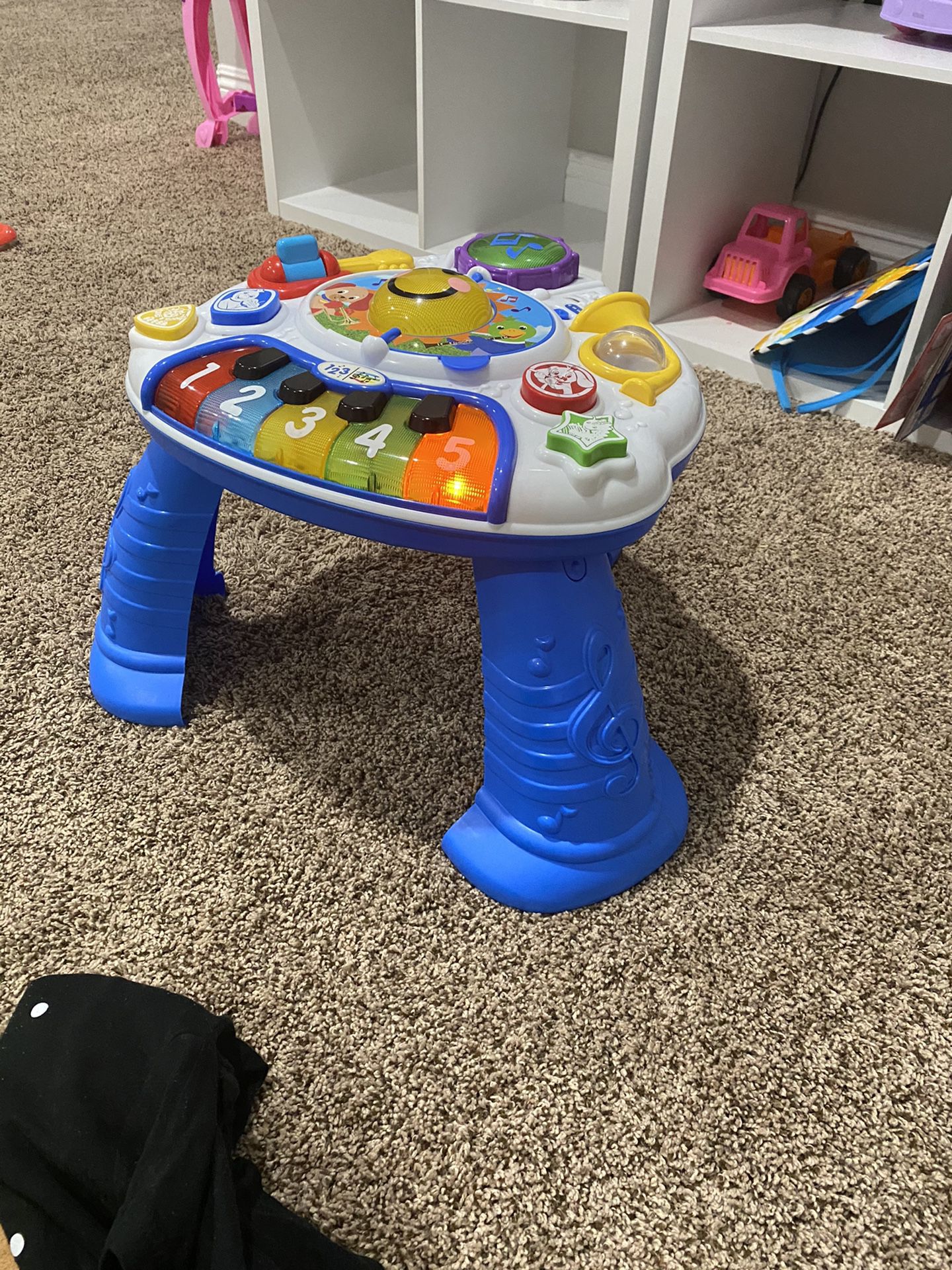 Baby music activity piano table