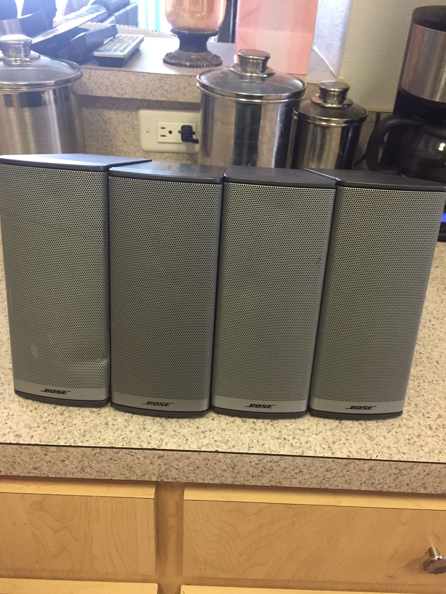 4 Bose speakers