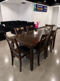 πͺ New Brown Dining Table Set $10 Down