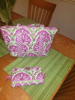 Vera Bradley bag and matching wallet