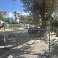 2 Chain Link Fences Both 6x10