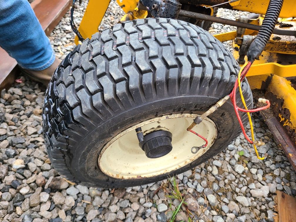 New garden tractor tires