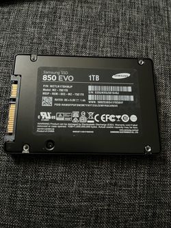 1TB Samsung MZ-75E1T0 850 EVO V-NAND 2.5" SATA Internal SSD, MZ7LN1T0HAJQ Hard drive