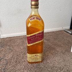 Vintage Johnnie Walker Red Piggy Bank