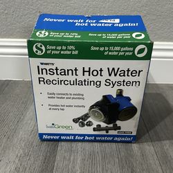New-Watts Instant Hot Water Recirculating Pump