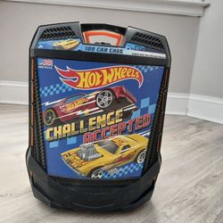 Hot Wheels 100-Car, Rolling Storage Case with Retractable Handle