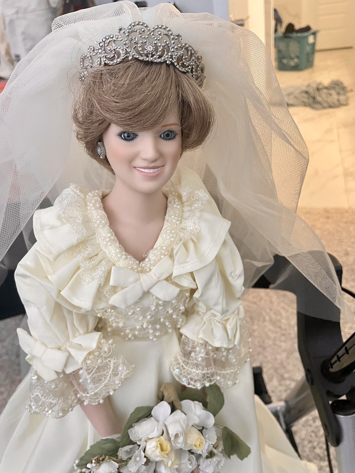 Princess Diana Wedding Porcelain Doll