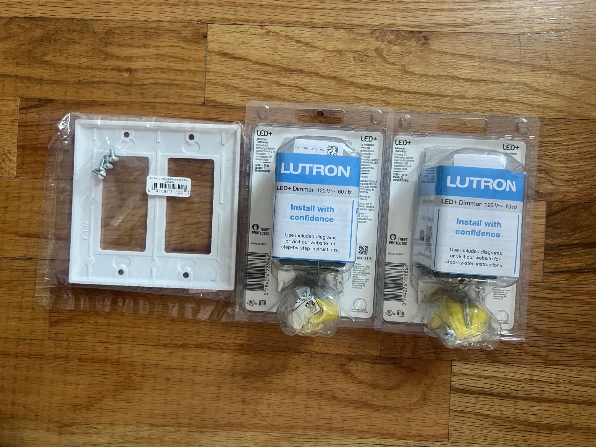 Double Dimmer By Lutron, Unopened