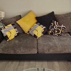 2 PC SECTIONAL,  CHAIR & TABLE (EVERYTHING MUST GO)