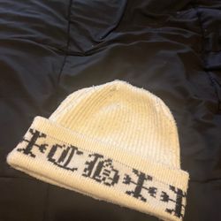Chrome heart beanie
