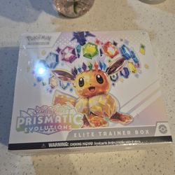 Pokémon Scarlet & Violet Prismatic Evolutions Elite Trainer Box