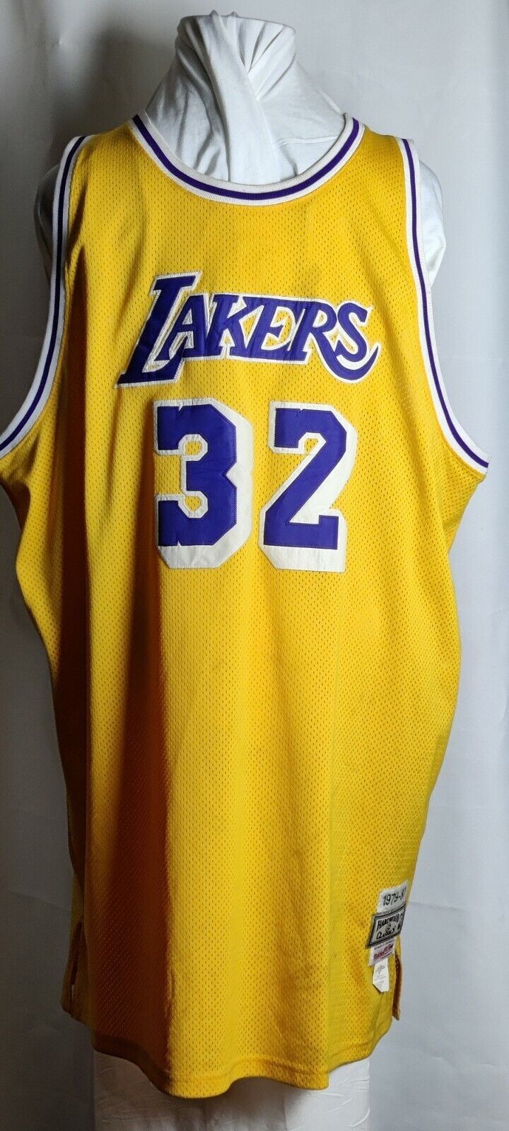 EstateFindsRUs La Lakers Jersey Rookie Ervin Magic Johnson #34 1979-80 Hardwood Classic NBA Basketball 2x Vintage