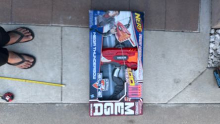 Large Nerf Mega Thunderbow Bow & Arrow Blaster Foam Dart Set NEW