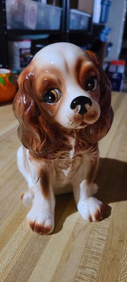 Vintage Ceramic/Porcelain Dog Figurine