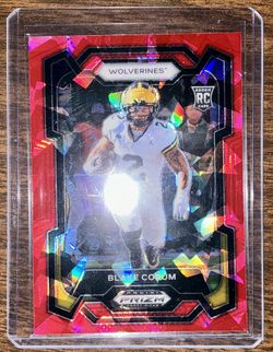 2024 Prizm Draft Picks Red Ice  Rookie Blake Corum