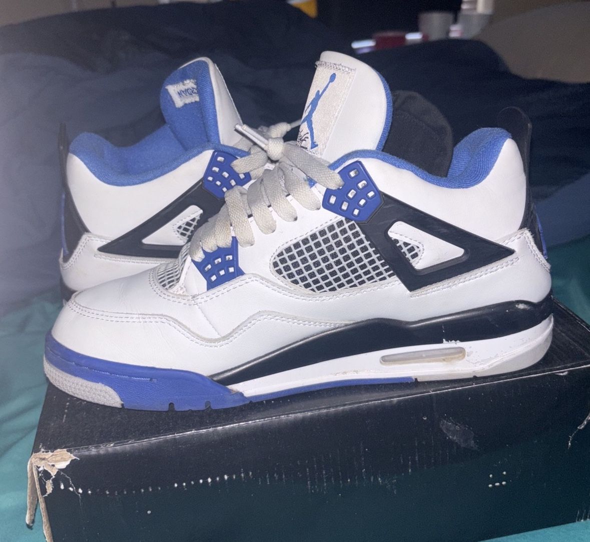 jordan 4s racer blue