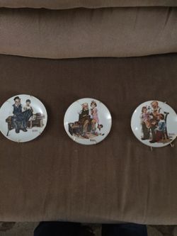 Norman Rockwell Plates