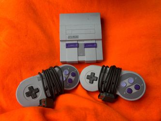 Super Nintendo SNES Classic Edition with HDMI and Two Controllers and games on board OBO