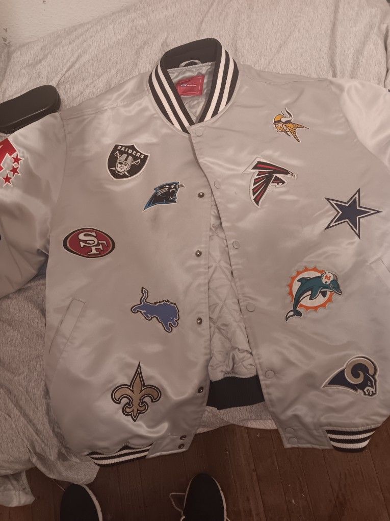 VINTAGE NFL TEAM PATCH JACKET 