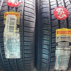 2  NEW TIRES 245/40/19 PIRELLI TIRES $350 CASH OBO 