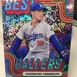 Yoshinobu Yamamoto Dodgers 2024 Rookie Cards - See Prices In Pic Order