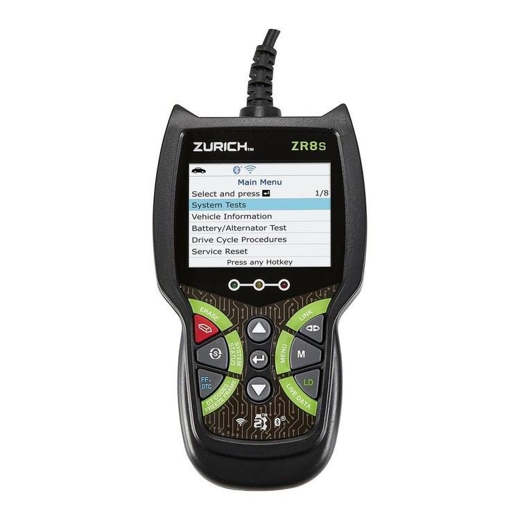 ZURICH ® 'ZR8S' ODB2 Code Reader ~ Open Box! 