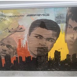 1 of 1 Self Made Street Artwork - By Jason Skeldon Famous Tampa Artist 5' x 3'