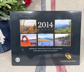 2014 America the Beautiful Quarters Uncirculated Coin Set