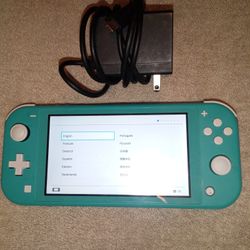 -Nintendo Switch Lite W/Clear Protective Case 