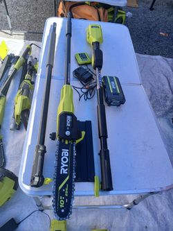 Moto Sierra Ryobi 40v Brushless Para Cortar Ramas bateria 2.0 y cargador