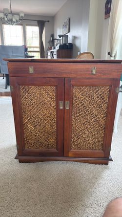 Vintage bar cabinet