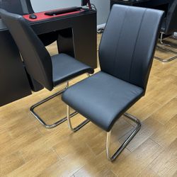 Office Chairs Black Leatherette