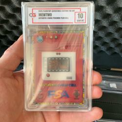 Graded Pokémon Film Cell Trading Card Mew Two 